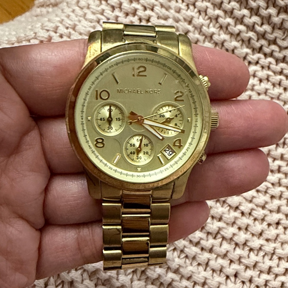 Michael Kors Gold-Tone Multifunction Watch
